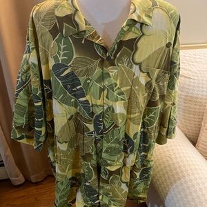 Mens Tommy Bahama 100% Silk Shirt